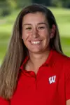 Wisconsin Badgers Assistant Coach Morgan Baxendale of the women’s golf team, Thurs., Sept. 25, 2025, in Verona, Wis. (Photo by David Stluka/Wisconsin Athletic Communications)