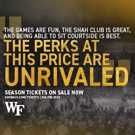"The games are fun, the Shah Club is great, and being able to sit courtside is best. The perks at this price are unrivaled. - Season Tickets On Sale Now"