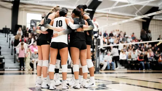 Volleyball huddle