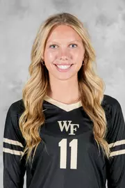Sadie Poeck - 2025 Volleyball on Tuesday, July 22, 2025 at  in Winston-Salem, NC / Wake Forest Athletics photo by Bryce Mitchell