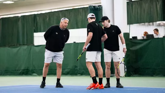 The Deacons' match against the Vanderbilt Commodores on Saturday, January 24, 2026 at the Wake Forest ITC in Winston-Salem, NC / Wake Forest Athletics