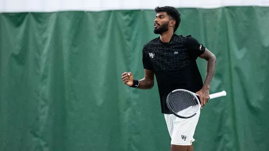 The Deacons' match against the Vanderbilt Commodores on Saturday, January 24, 2026 at the Wake Forest ITC in Winston-Salem, NC / Wake Forest Athletics