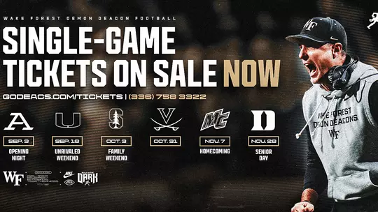 26 FB Single Game Tickets