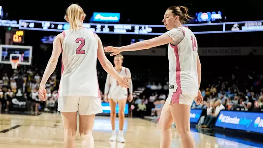 The Deacons' game against the North Carolina Tar Heels on Sunday, February 8, 2026 at LJVM Coliseum in Winston-Salem, NC / Wake Forest Athletics