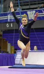 No. 16 Huskies Post High Score On Beam For Win