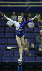 Rogers Wins All-Around In Close Meet At Boise State