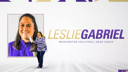 Leslie Gabriel Takes Charge Of Husky Volleyball