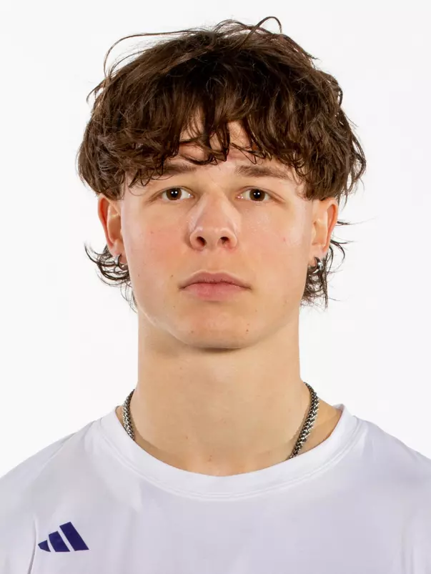 University of Washington men’s tennis player Cesar Bouchelaghem on January 8, 2025. (Photography by Scott Eklund/Red Box Pictures)