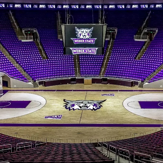 Dee Events Center court - September 2024