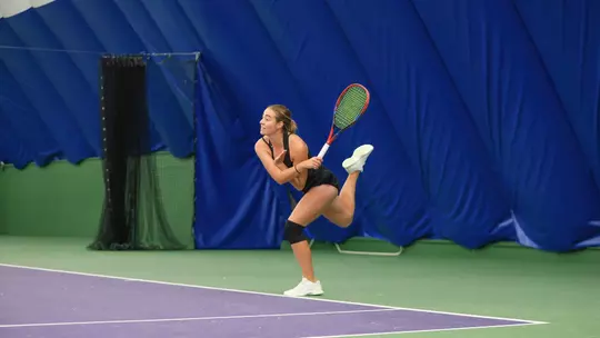 Aleks Bozinovska during a match in 2025