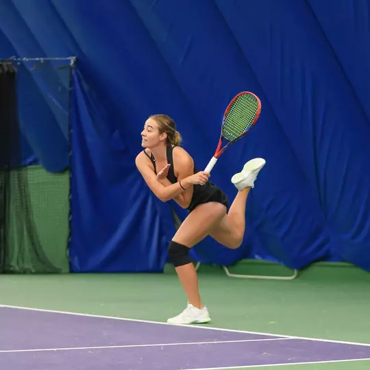 Aleks Bozinovska during a match in 2025