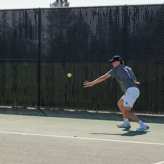 Connor Kruger in a match against Eastern Washington in 2025