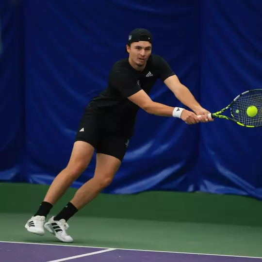 Connor Kruger during a match in 2025