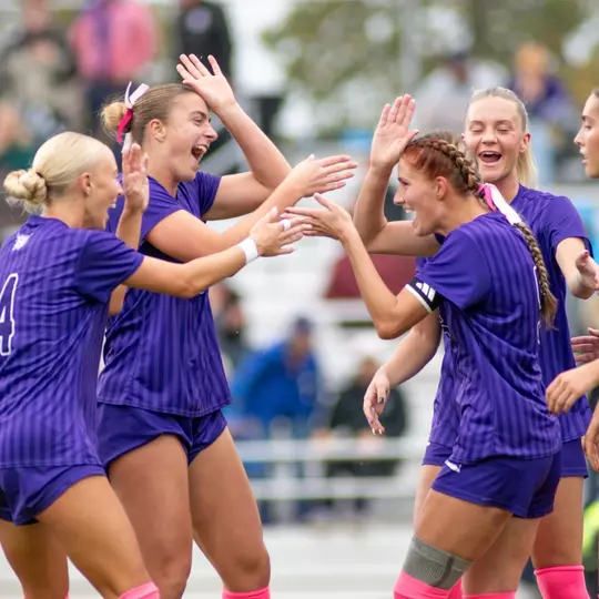 Lily Blum and team celebrating