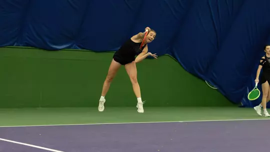 Aleks Bozinovska in a match against Utah Tech in 2026