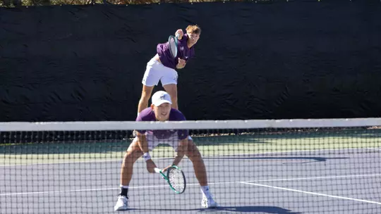Dawid Scholtz and Ken Dinh in a match against Portland State in 2026