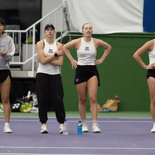 4 Wildcats look on during a match against Idaho