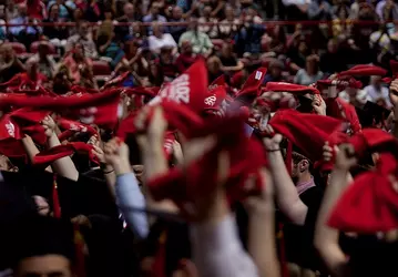 graduation red towels