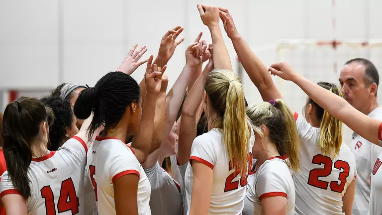Spring 2018 volleyball team