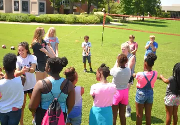 Day of Caring 2019 volleyball