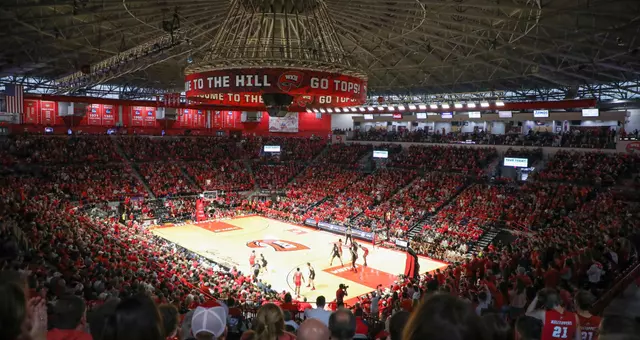 during a game against the Louisville Cardinals on December 18, 2021 at E.A. Diddle Arena in Bowling Green, KY