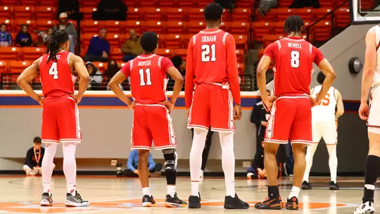 Shorthanded Hilltoppers Drop Road Contest at Sam Houston