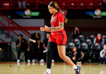 Forward Mya Pratcher (5) | Photo by Savannah Philpot