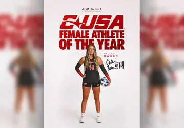 Callie Bauer CUSA Female Athlete of the Year