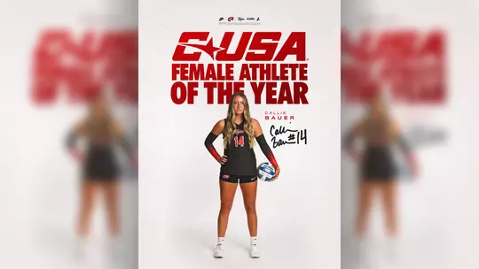 Callie Bauer Named 2025-2026 Michael L. Slive CUSA Female Athlete of the Year