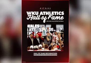 WKU Athletics will hold a Hall of Fame recognition for the 2015 Football team on Saturday, Sept. 26, at 11:30 a.m. CT in the Tim and Sarah Ford Fieldhouse