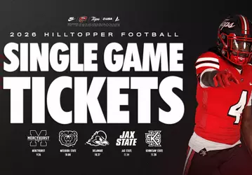 WKU Football 2026 single game tickets are on sale now