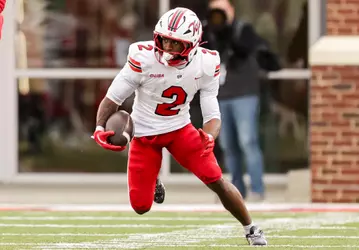 File photo of WKU wide receiver K.D. Hutchinson from the 2025 season.