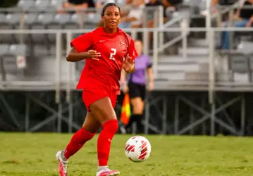 Midfielder Mya Jackson (2) | Photo by Savannah Philpot