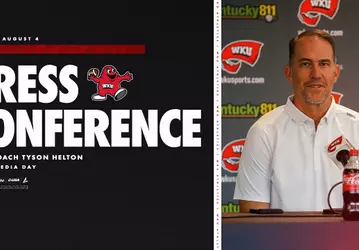 WKU FB: Tyson Helton Fall Press Conference Graphic