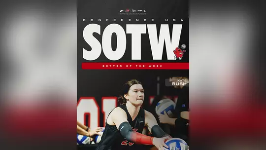 Rush Tabbed as CUSA Setter of the Week