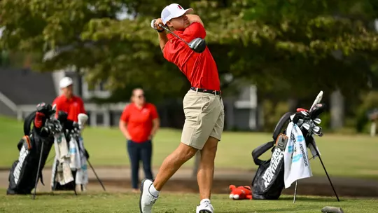 Men's Golf in Third Place After First Day of ANF Fall Classic