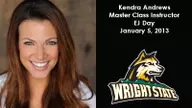 Kendra Comes to Wright State for EJ Day!