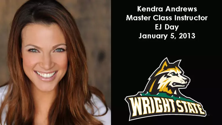 Kendra Comes to Wright State for EJ Day!