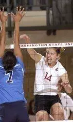 Volleyball Sweeps Radford at Denver Tournament