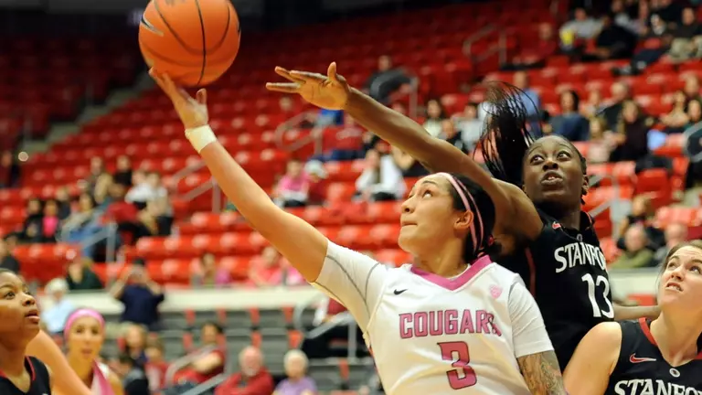 Cougars Upset Bid Held off By No. 3 Stanford 77-69