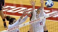 Volleyball Loses at Cal in Tight Sets