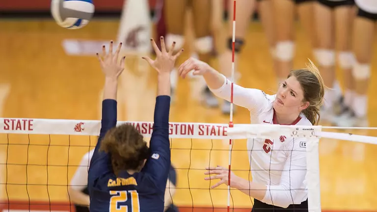 Volleyball Sweeps California at Bohler Gym