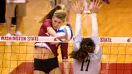 No. 18 WSU Volleyball Falls in Three at No. 17 Stanford