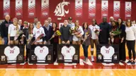 No. 25 WSU Volleyball Falls in Three to No. 7 Washington