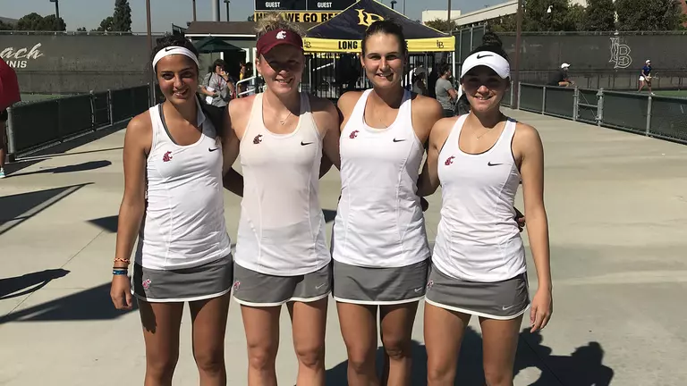 Cougars Sweep First Day of Play at Beach Fall Tournament