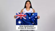 Ula Motuga With Team Australia At The Asian Championships