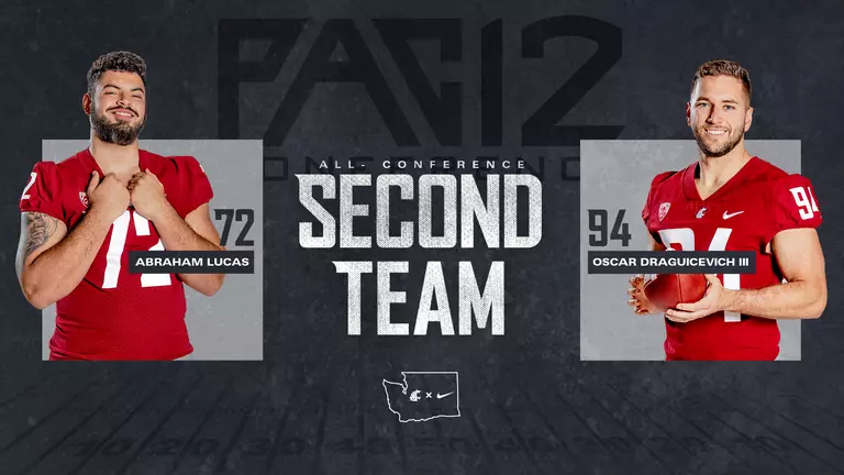 Lucas, Draguicevich III Headline Cougars’ All-Pac-12 Accolades