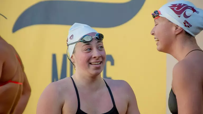 WSU Posts Pair of Top-10 Times in Dual at No. 11 Cal