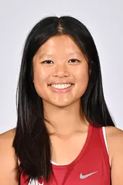 Tennis players on a white background on the campus of Washington State University, Wednesday, September 20, 2023.