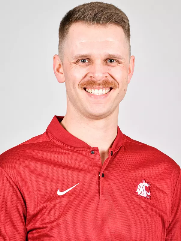 Korey Schroeder and Volleyball coaches on the campus of Washington State University, Wednesday, February 14, 2024.